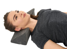 Load image into Gallery viewer, Restorative Cervical Traction Neck Fulcrum Wedge Pillow for Back & Shoulder Pain Relief